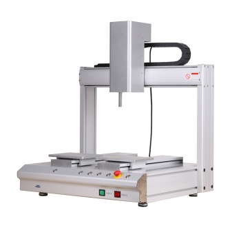 五軸單頭雙工位帶旋轉(zhuǎn)自動焊錫機平臺